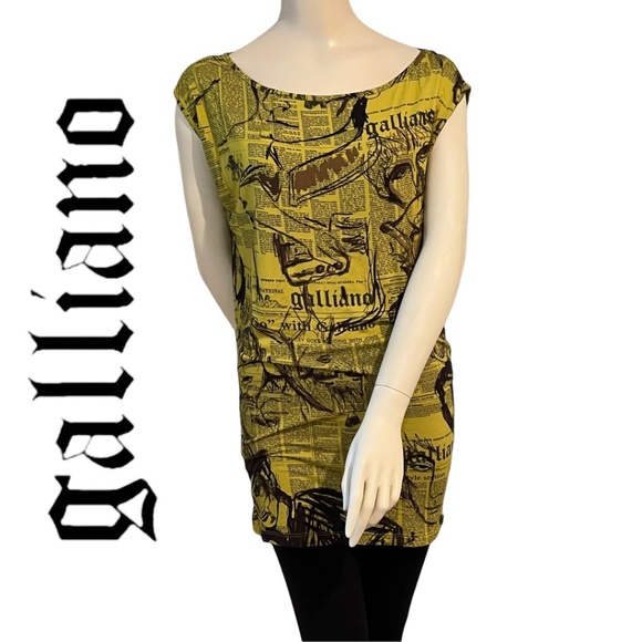 Rare Galliano Long T-shirt Size Large - Picture 1 of 9